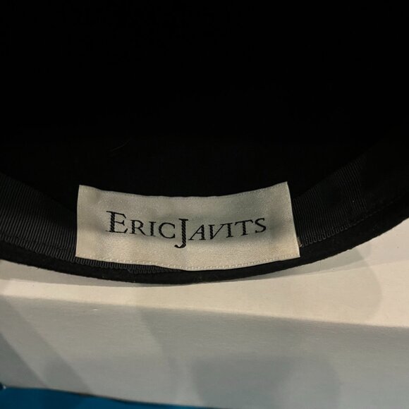 Eric Javits Black Wool Fez Hat - 100% wool - Picture 4 of 10